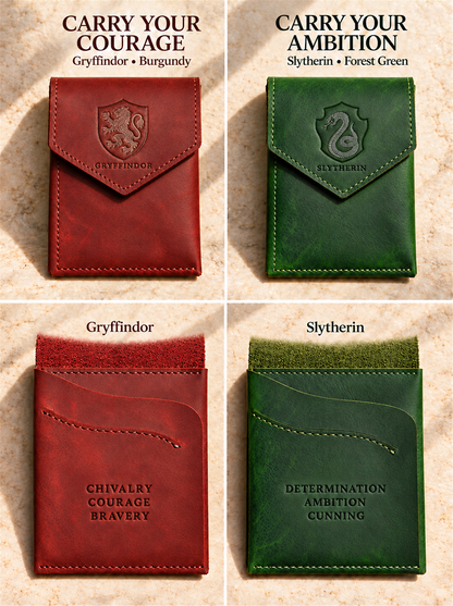 Hogwarts House Leather Wallet
